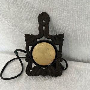 Cast Iron electric trivet, vintage food warmer.